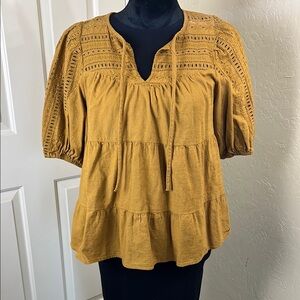Women's Mustard Top - Old Nay